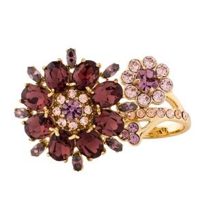 Kate Spade Trellis Blooms Double Ring